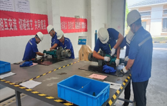 提質增效年丨皖南區(qū)域公司開展設備培訓會暨設備技能大賽